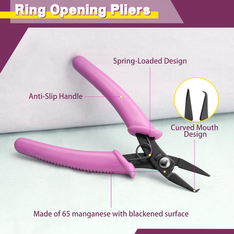 SPEEDWOX Split Ring Opening Pliers Ring Splitter Plier Jump Ring