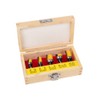 YONICO Router Bits Set Template 5 Bit 1/4-Inch Shank 14525q