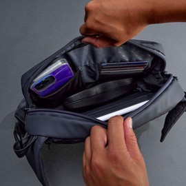 OGIO Crossbody, Gray Pindot, Standard