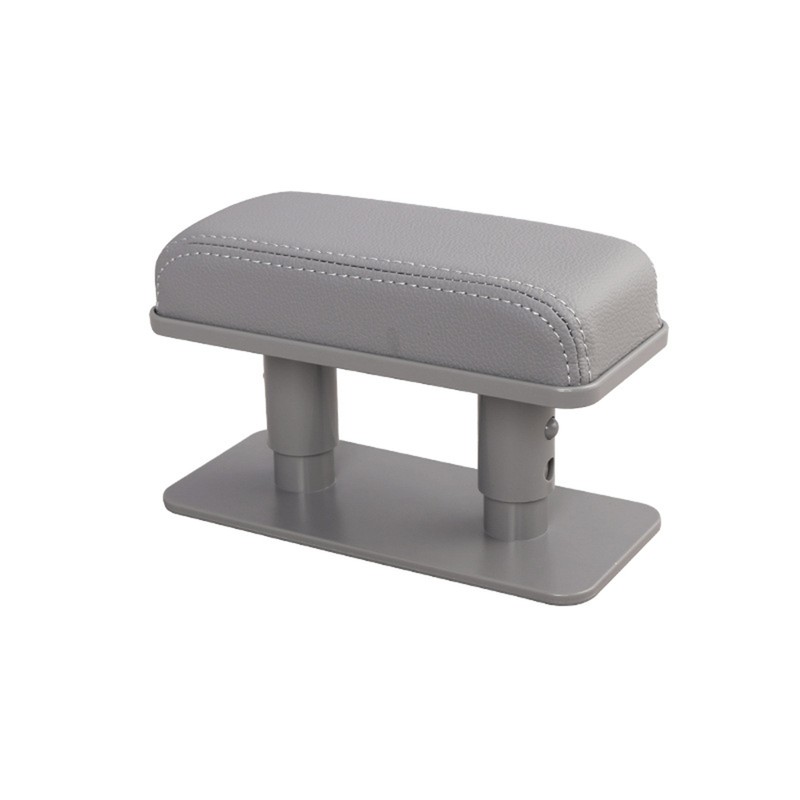 Car Armrest Left Elbow Support Leather Arm Rest Pads Adjustable