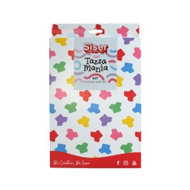 SISER TAZZAMANIA Set to Decorate and Personalise Objects, Multi-Colour, Regular