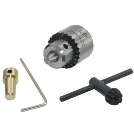 Yakamoz Mini Electric Drill Chuck 0.3-4mm JTO Taper Mounted Lathe for 1/8 Inch/ 3.17mm Motor Shaft Electric Drill