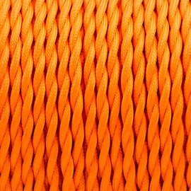 5 Meter Vintage 2 Core Twisted Electric Cable Fabric Covered Wire Italian Braided 0.75 mm Electrical Cable Flexible Wire for Lighting Other Appliances