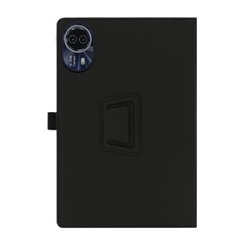 INSOLKIDON Compatible with Teclast T65 Max 12.95- INCH Tablet case, Full Coverage Ultra Slim PU leather Cover Case with folding Stand Cover Rugged with Auto Sleep/Wake (Black)