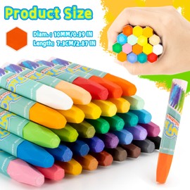 MAQIHAN 36 Colors Oil Pastels Set - Crayons Bulk Washable Crayon Soft Oil Pastels Crayons for Artists, Students, Teachers, Blending, Drawing, Art Supplies and School Supplies