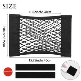 Heyrelda Plastic Bag Holder Mesh Storage Net Grocery Bag Holder Organizer Dispenser for Aluminum Foil, Trash Bag, Garbage Bag, Plastic Wrap, Shopping Bag Under Sink Cargo Organizers and Wall Mounted