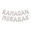 Ramadan Decoration | Ramadan Mubarak Watermelon Foil Letter Balloons Hanging
