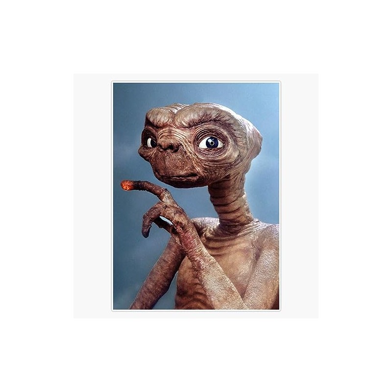 E.T. Portrait Sticker Bumper Sticker Vinyl Decal 5"
