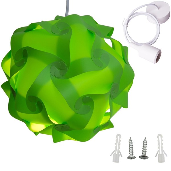 Lightingsky Ceiling Pendant DIY IQ Jigsaw Puzzle Lamp Shade Kit