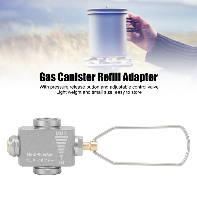 Z15 Gas Canister Refill Adapter Portable Outdoor Gas Saver Camping