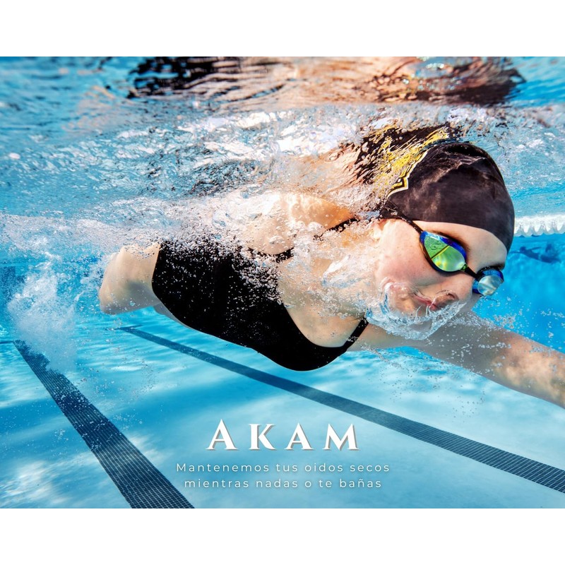 AKAM 32 Tapones de Silicona Premium para Dormir, Nadar y