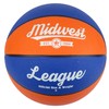 Midwest Kids League Basketball, Blue/Orange, Size 3
