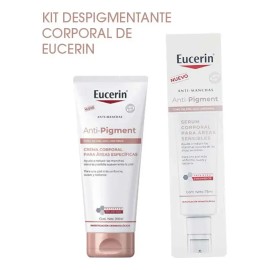 Kit Eucerin Antipigment Corporal, Crema Y Suero Areas Sensib