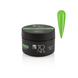 TONES Fashion Gel - Premium, Long-Lasting LED or UV Poly Gel Nail Gel - 7-Free - Quick-Curing Nail Art and Nail Design Overlay or Nail Sculpting - (1.89 Oz, Neon Green)