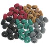 FPPO 50PCS Abrasive Buffing Polishing Wheel Set for Rotary Tool,Mini