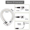 MuRealy 89715 Extended Brake Lines Kit - Stainless Steel Braided