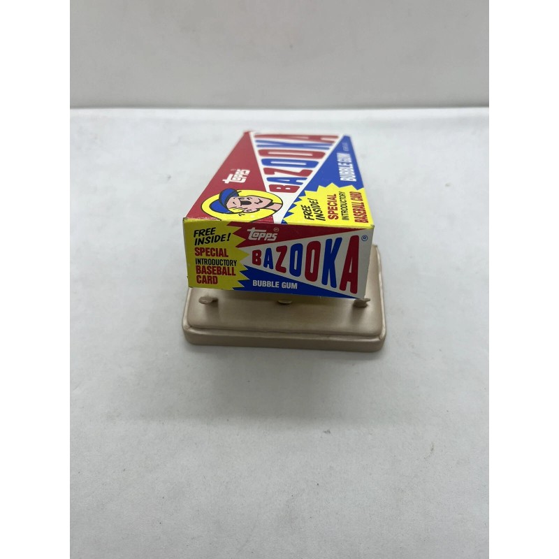 Vintage 1988 Box Topps Bazooka Bubble Gum 3.4oz with Introductory