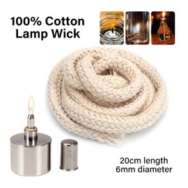 WUTA 200ml Stainless Steel Alcohol Lamp Burner Thickened Explosion-Proof Craft Laboratory Chemistry Alcohol Burner Dental Lad Lamp with Brass Screw and 5 Pcs Pure Cotton Wick