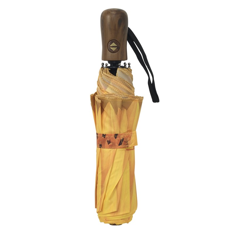Galleria-Sunflower Auto-Open/Close Large Portable Rain Folding Umbrella