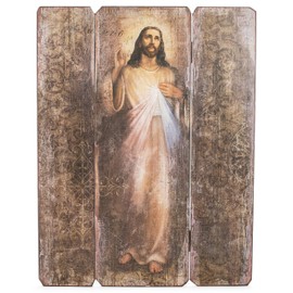 Joseph's Studio by Roman - Collection, 26" H Divine Mercy Decorative, Made from Resin, High Level of Craftsmanship and Attention to Detail, Durable and Long Lasting