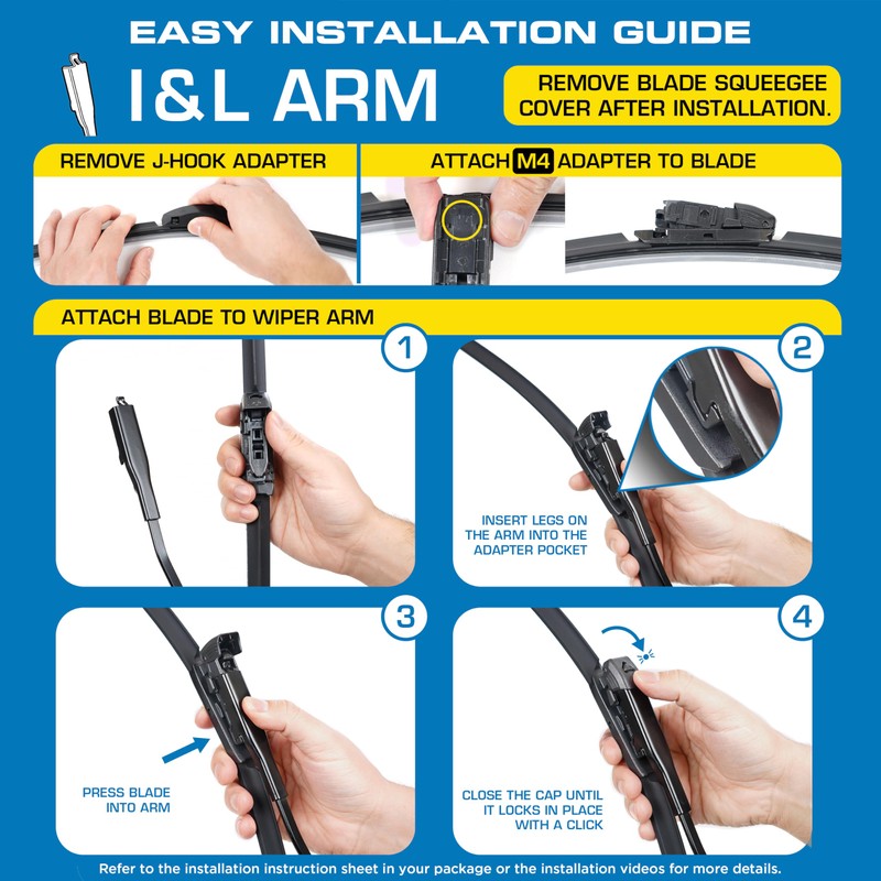 Rain-X 810331 Total Clear Beam Wiper Blades 26" & 22"