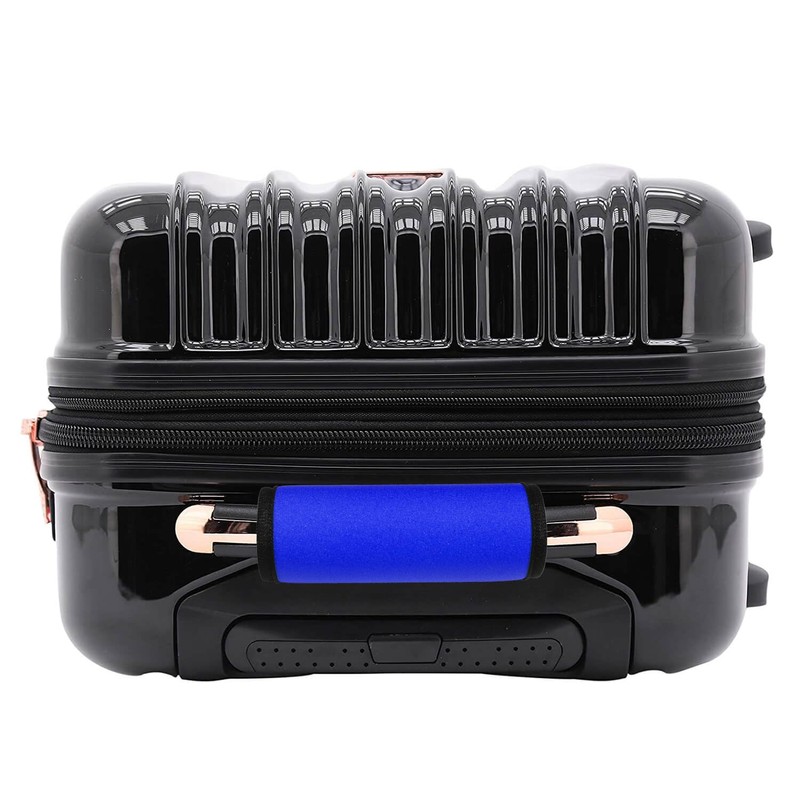 Careteilly Neoprene Luggage Handle Wrap Fluorescent Colors Luggage Identifiers (Blue)