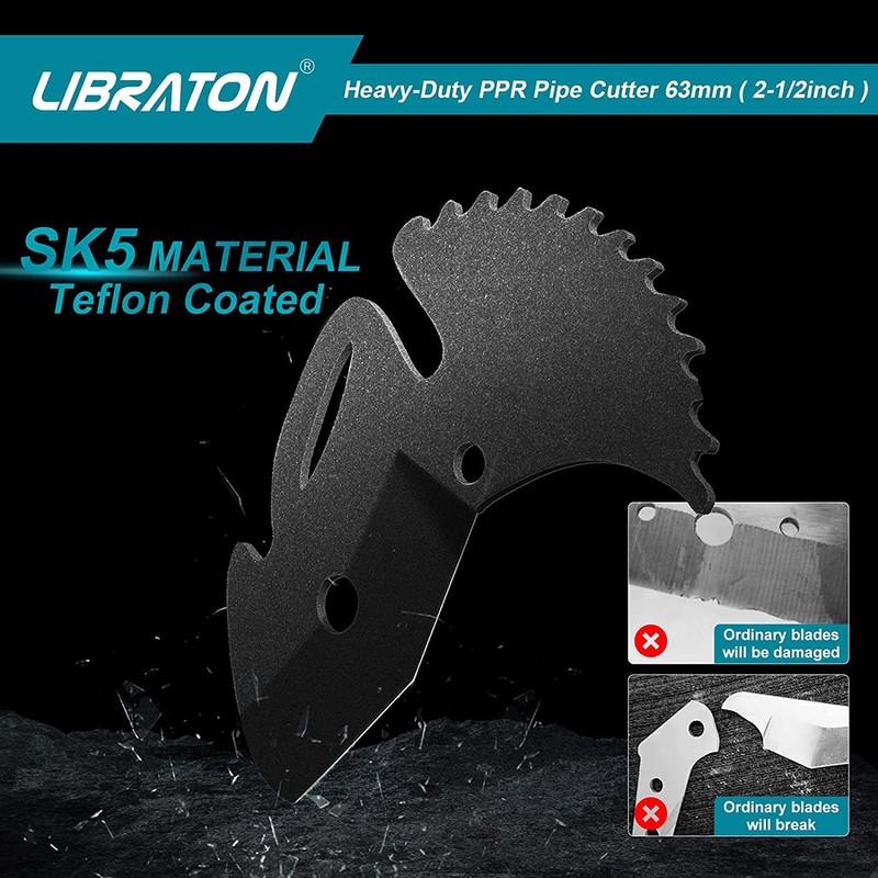 Libraton 1PCs Pipe Cutter Replacement Blade (Up to 2-1/2") for