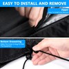 Squat Rack Cover, Waterproof Outdoor Gym Equipment Covers with Zipper