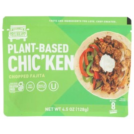 Rollingreens Plant-Based Chicken Fajita 4.5 oz (Pack Of 12)
