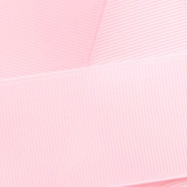 HBC Ribbon Lined Hair Clips Single Prong Metal Alligator Clips Light Pink - 100 Pack