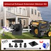 LCGP Generator Exhaust Extension Silencer Kit with Upgraded 304 Stainless