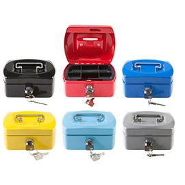 Mini Cash Box / Size: 125 x 95 x 60 mm / Colour: Dark Blue