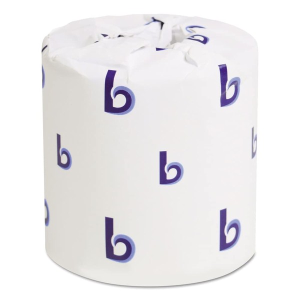 Boardwalk B6150 156.25 ft. 2-Ply Septic Safe Toilet Tissue - White (96/Carton)