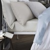 Plain Dyed Cotton Percale Grey 200TC Housewife Pillowcases 50 x