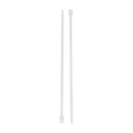 Gardner Bender 46-315M DoubleLock Cable Tie, 14 inch, 75 lb, Electrical Wire and Cord Management, Nylon Zip Tie, 1000 Pk, Natural White