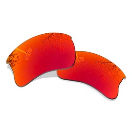 Bsymbo Red Lenses Replacement for Oakley Flak Jacket XLJ OO9009 Sunglass