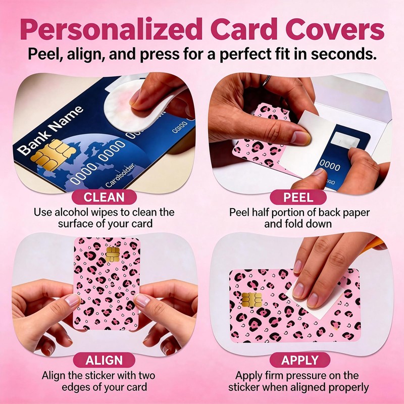 4 PCS Credit Card Skin, Credit Card Skins Debit Card
