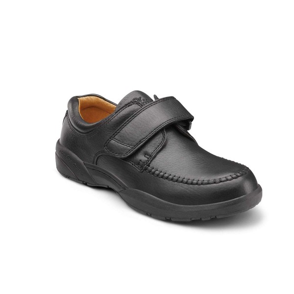Dr. Comfort Men's Scott Diabetic Casual Shoes: Black 12.5 Wide (E/2E)