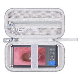 Storage Case for ScopeAround Otoscope Ear Camera with 4.5" IPS Screen 1920x1080 FHD Smart Visual Ear Wax Removal Tool Camera Kit (Black)