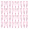 40 Counts Pink Color Metal Snap Hair Clips 2 Inch