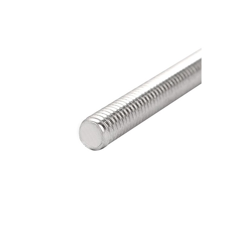 Sourcingmap M6 x 100mm 304 Stainless Steel Fully Male Threaded