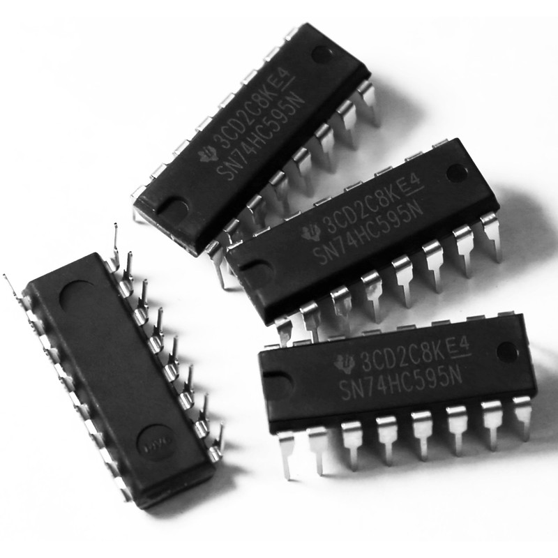 Texas Instruments SN74HC595N IC 8-Bit Shift Registers with 3-State Output