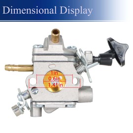 LiGuVCY C1Q-S183 Carburetor Kit Replacement for Stihl BR500 BR550 BR600 Backpack Leaf Blower, Replace 4282-120-0606, 4282-120-0607, 4282-120-0608, C1Q-S183