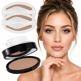 Eyebrow Stamp, Eyebrows in 5 Seconds, Achieve perfect results easily with Precise Application (LIGHT BROWN)1 (Light Brown)