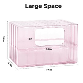 Hamster Sand Bath Container - Small Animal Bathroom Shower Room & Corner Digging Box Toilet with Cleaning Scoop Hamster Cage Accessories Chinchilla Dust Bath House for Guinea Pig, Hedgehog, Squirrel
