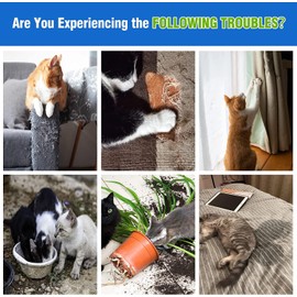 Enhanced Cat Deterrent Spray Indoor, Cat Repellent Indoor and Outdoor for Cat and Kitten, Protecting Furniture, Effective Cat Scratch Deterrent Training Aid for Furniture, Sofas, Rugs, Curtain, 150ml