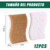 12 PCS Esponjas de Cocina Naturales biodegradables, Esponjas de Cocina