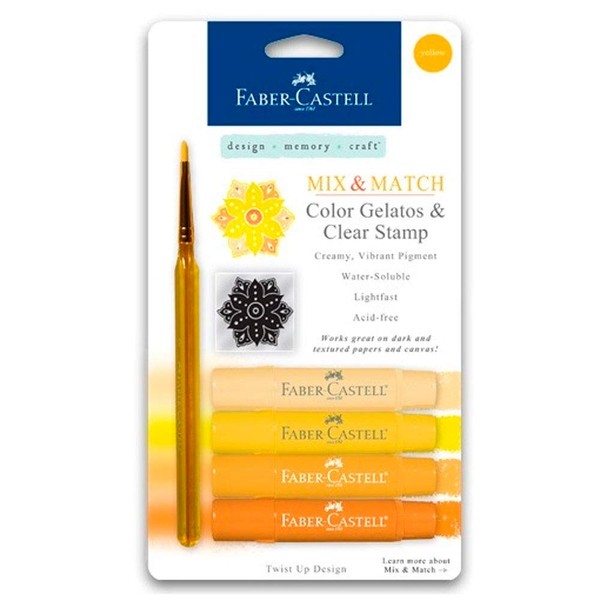 Faber-Castell Gelatos Mix and Match Crayon - Yellow