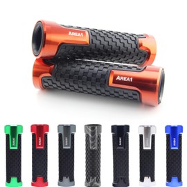Area1 handlebar grips for RM-Z 250 450, DR 125 SM, TS 125 250, Van Van 125 200, Sixteen, Avensis, Epicuro, 125 150, FL Address 50 125 UK 110 NM (11,orange,22/24/25mm)