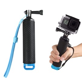Ttdesefu Waterproof Floating Hand Grip, Portable Floaty Handle Compatible with GoPro Hero 10 9 8 7 6, Floaty Mount Accessories Kit with Adjustable Wrist Strap for Water Sport and Action Cameras